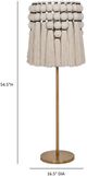 TOV Furniture Tutu Cream/Gold Floor Lamp-2