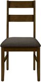 Monarch Specialties Inc. 2-Piece Brown/Warm Walnut Brown Side Chair Set-2