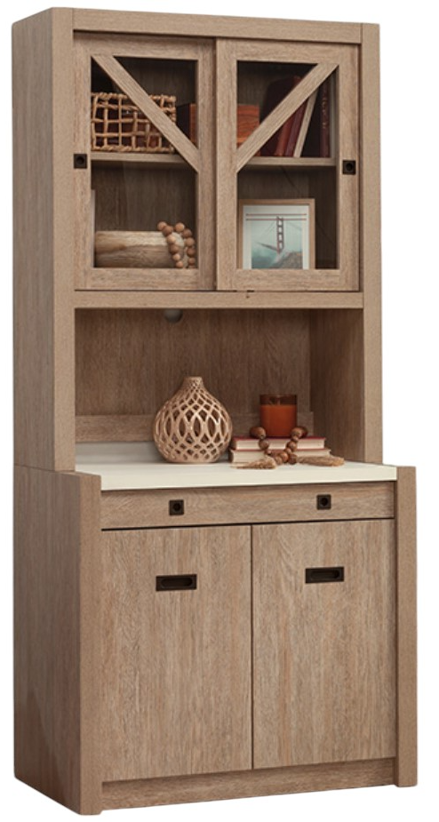 Sauder® Dixon City® Brushed Oak™ Lateral File Cabinet | Big Sandy
