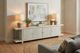 aspenhome® Latitude Brushed White 95'' Console with 4-Doors-1