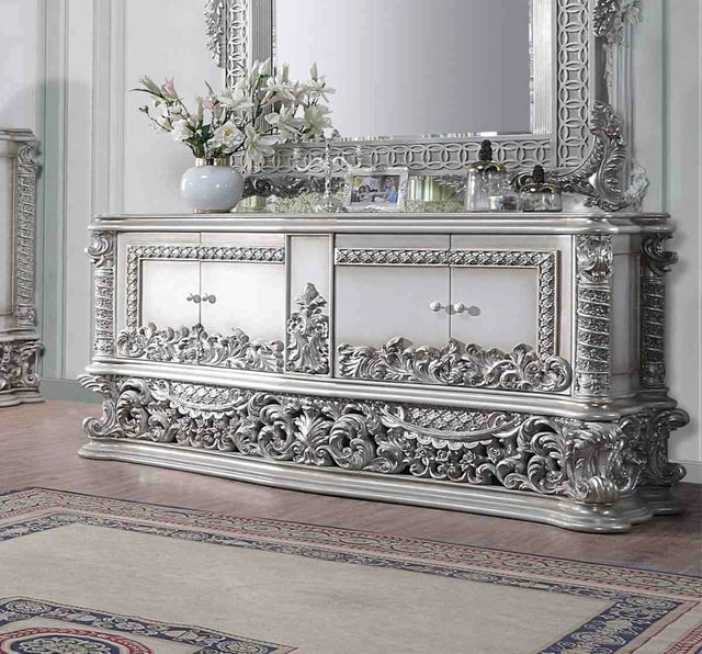 ACME Furniture Valkyrie Antique Platinum Dresser-1
