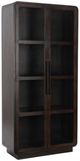 Classic Home Rogers Dark Brown Tall Cabinet-0