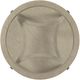 Hammary® Solstice Glass Top Round Coffee Table with Soft Beige Base-4