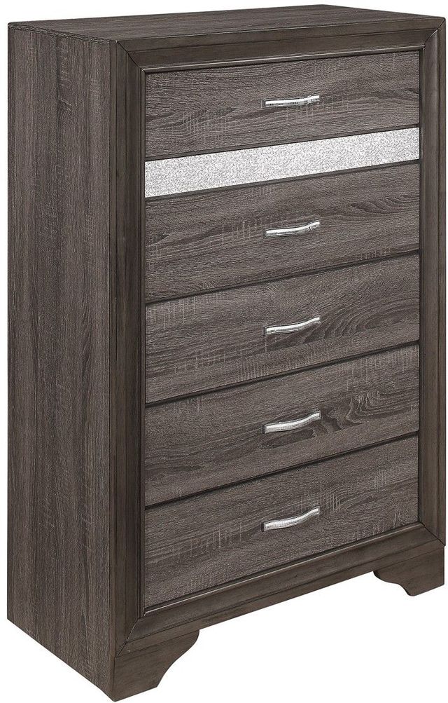 Mazin Furniture Luster Gray Chest-0