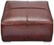 Moe's Home Collection Stamford Dark Brown Leather Coffee Table-2