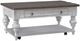 Liberty Furniture River Place Tobacco Cocktail Table with Riverstone White Base-0