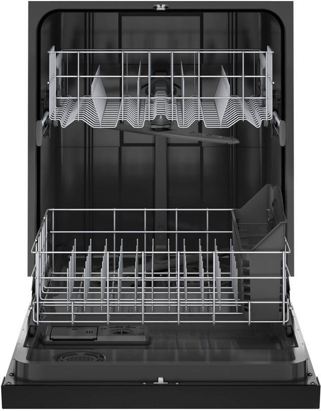 Amana® 24" Stainless Steel Front Control Built In Dishwasher with Midnight Interior-2