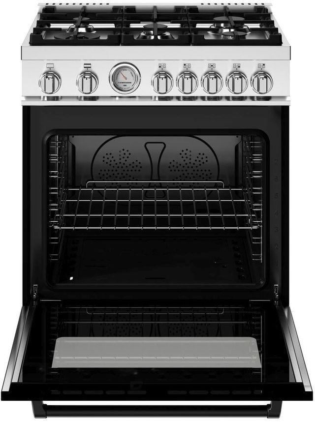 Bertazzoni Master Series 30" Nero Matt Pro Style Gas Range-1