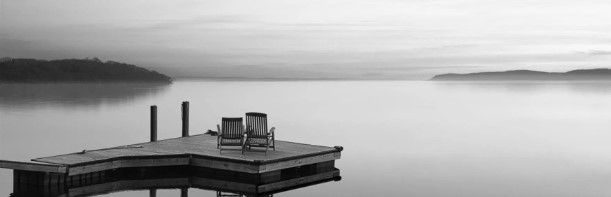 Classy Art Black and White Water Panel XI by James McLoughlin Wall Art-2