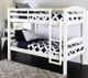 Titus Furniture White Twin/Twin Bunk Bed-0
