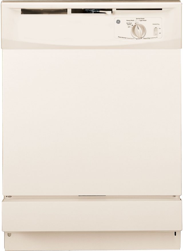 GE® 24" Built In Dishwasher-Bisque-0