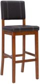 Linon Milano Black/Walnut Bar Stool-0