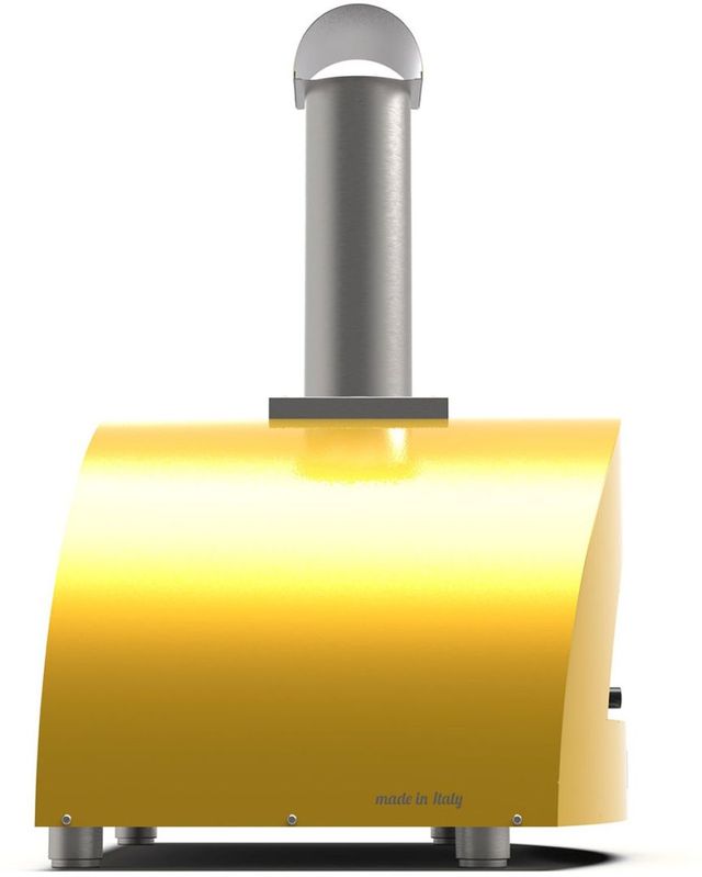 Alfa Moderno 3 Pizze 43" Fire Yellow Wood Pizza Oven-3