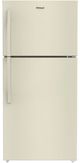 Whirlpool® 30" 19.3 Cu. Ft. Biscuit Top Freezer Refrigerator with Total Coverage Cooling-0