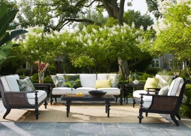 Lane Venture® Hemingway Islands Black Truffle Loveseat-2