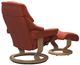 Stressless® by Ekornes® Customizable Reno Large Manual Recliner and Ottoman with Classic Base-3