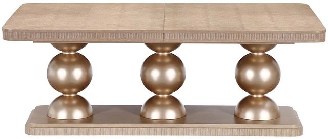 Michael Amini® West Kensington Sea Salt Caramel Rectangular Dining Table-4