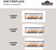 Napoleon Astound™ FlexMount Series 62'' Black Wall Mounted Electric Fireplace-5