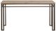 International Furniture Direct Limestone Brown Sofa Table-1