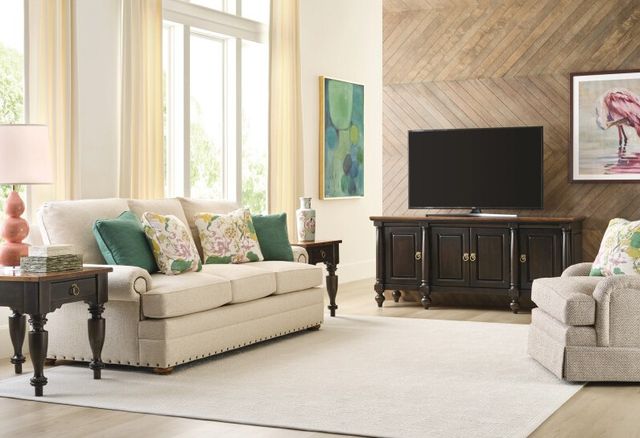Kincaid® Bridgetown Harrison Black/Heritage Maple Media Console-2