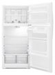 Open Box **Scratch and Dent** Whirlpool® 28 in. 14.3 Cu. Ft. Monochromatic Stainless Steel Top Freezer Refrigerator-2