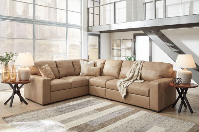 Signature Design by Ashley® Bandon 4-Piece Toffee Left Arm Facing Sectional-4