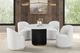 Furniture of America® Broager White Dining Swivel Chair-1