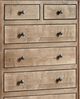 Archbold Furniture Amish Essentials Provence Sandstone 6-Drawer Chest-1