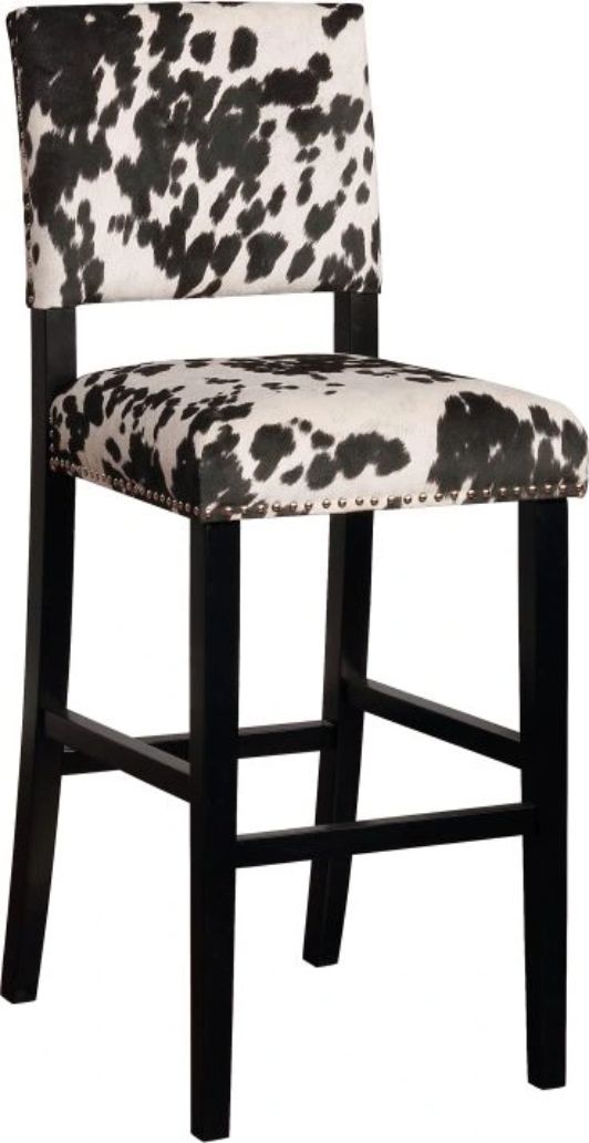 Linon Corey Black Bar Stool-0