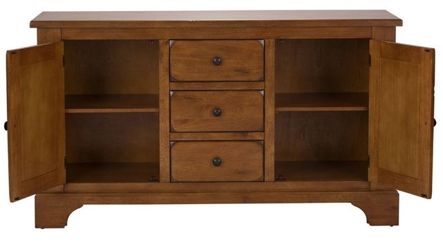 Liberty Furniture Treasures Rustic Oak Buffet-3