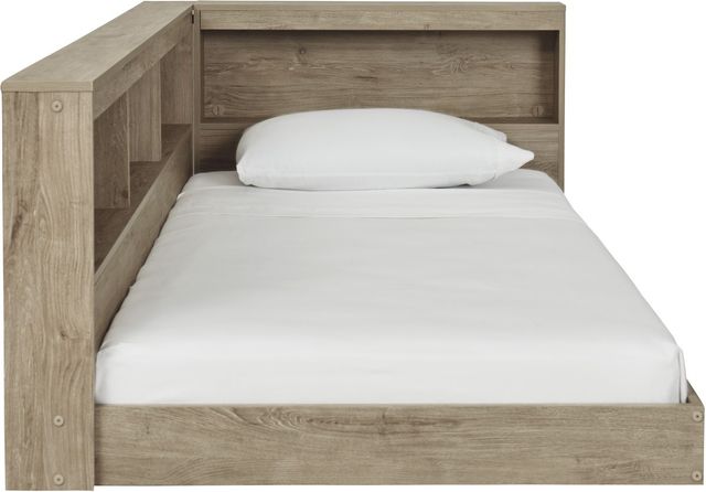 Signature Design by Ashley® Oliah Natural Twin Bookcase Storage Bed-1