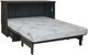 CabinetBed Inc.™ Elite Aztec Grey Folding Queen Bed-0