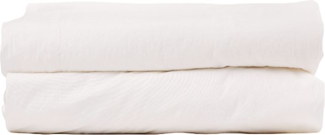 Blu Sleep Linen Paradiso White King Sheet Set-2