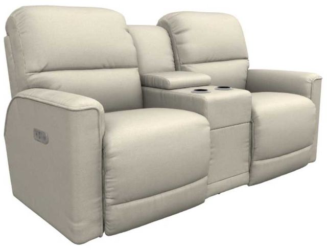 La-Z-Boy® Cade Bone Power Reclining Loveseat with Console, Headrest, and Lumbar-0