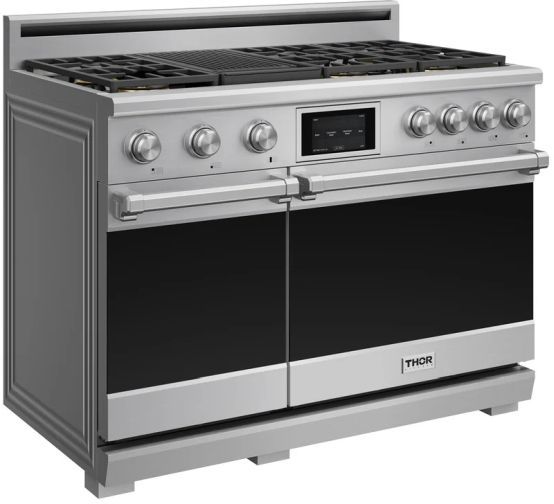Thor Kitchen® X Series 48" Stainless Steel Freestanding Pro Style Dual Fuel Gas Range-2