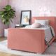 TOV Furniture Madison Dusty Rose Twin Velvet Bed-4