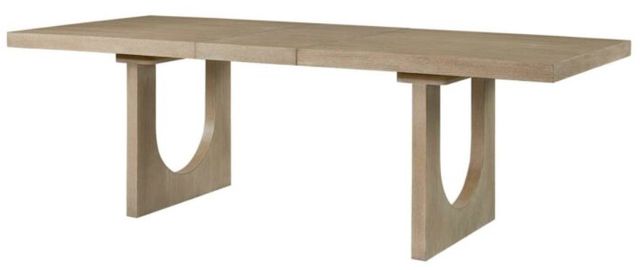 Martin Furniture Canyon Drive Cerused White Oak Extension Dining Table-2