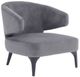 Sagebrook Home Gray Round Back Accent Chair-0