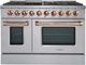 VEZENI Reminiscia 48" Stainless Steel Pro Style Gas Range-0