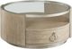 Riverside Furniture Sophie Glass Top Coffee Table with Natural Base-0