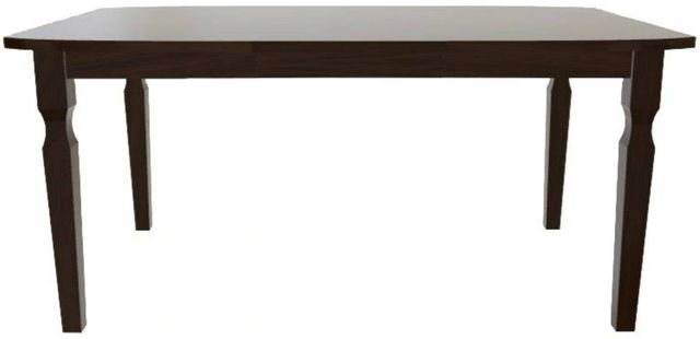 Mavin Customizable 42" x 48" Boat Extendable Dining Table with 18" Leaf-1