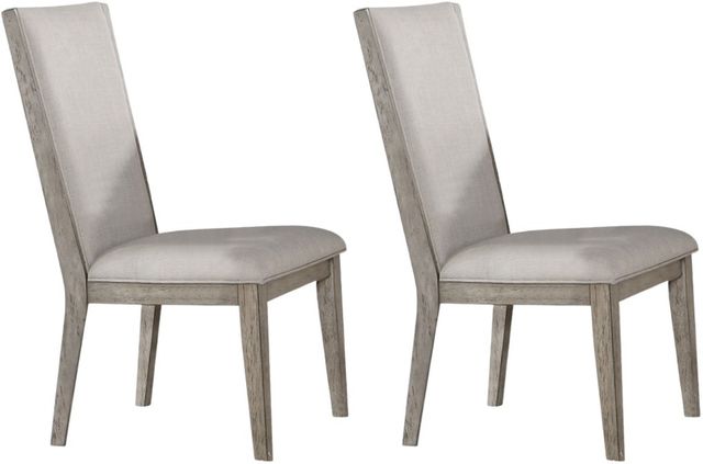 ACME Furniture Rocky 2-Piece Gray Dining Side Chair Set-2