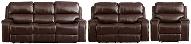 Signature Design by Ashley® Latimer 3-Piece Brown Power Reclining Living Room Set-0