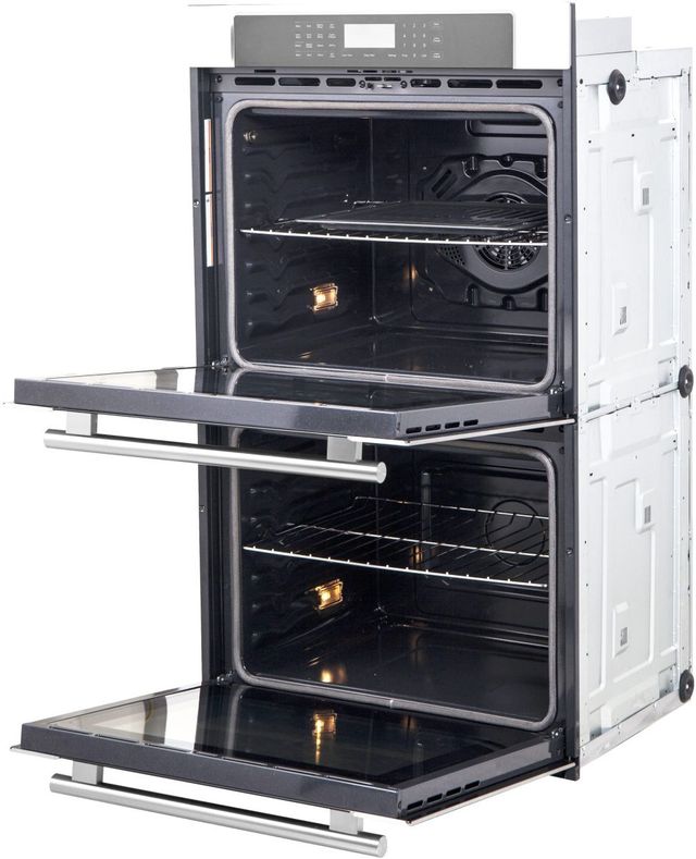 FORNO® 30" Stainless Steel Double Electric Wall Ovens-3