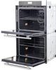 FORNO® 30" Stainless Steel Double Electric Wall Ovens-3