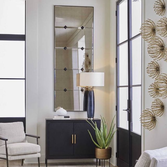 Uttermost® Serchio Black Oversized Mirror-1