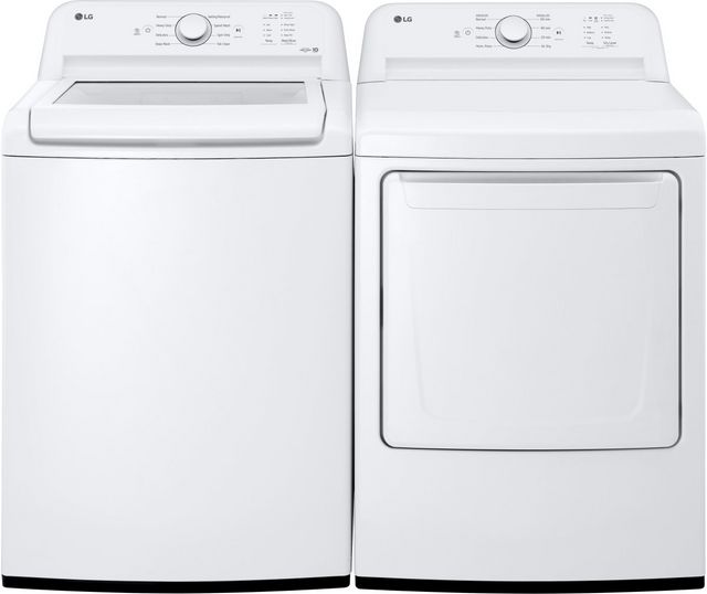 LG White Top Load Laundry Pair