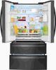 LG 36" 27.8 Cu. Ft. Black Stainless Steel French Door Refrigerator-4
