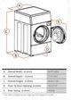 Speed Queen Commercial White 27" Commercial Front Load Digital Washer-4