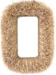 TOV Furniture Palm Natural Sisal Rectangular Wall Mirror-0